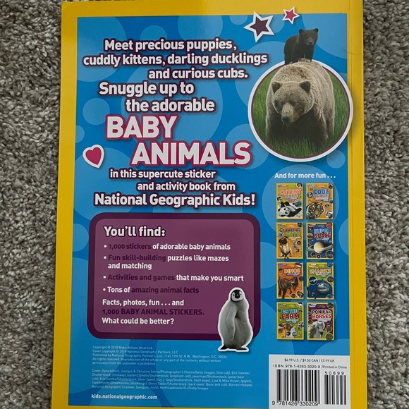 National Geographic Sticker Book - Picture 2 of 3